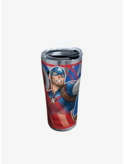 Best reviews of 😀 Marvel Captain America Iconic 20oz Stainless Steel Tumbler With Lid 🔔