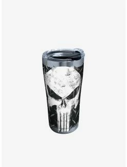 Flash Sale 🔥 Marvel Punisher 20oz Stainless Steel Tumbler With Lid 🤩