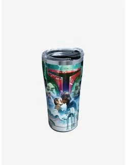 Brand new 💯 Star Wars 40th Empire Collage 20oz Stainless Steel Tumbler With Lid 👏