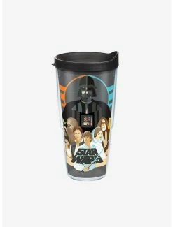Deals 🌟 Star Wars Classic Group 24oz Classic Tumbler With Lid 🎁