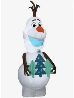 Best deal ⭐ Disney Frozen Olaf Holding 🔔 Christmas Tree Small Airblown 🥰