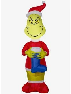 Cheap ✔️ Grinch With Blue Stocking Small Airblown 🛒