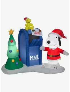 Wholesale 😀 Peanuts Snoopy Snoopy And Woodstock With Mailbox Scene Large Airblown 😍