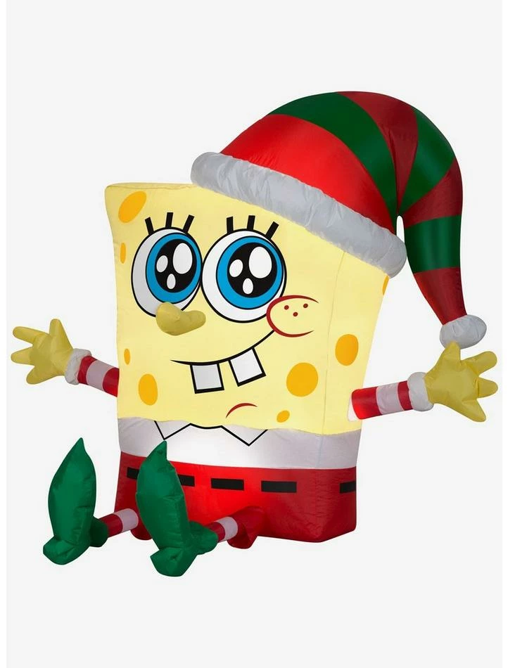 Best Pirce โค๏ธ Spongebob Squarepants In Holiday Outfit Small Airblown ๐ 1 Best Pirce โค๏ธ Spongebob Squarepants In Holiday Outfit Small Airblown ๐