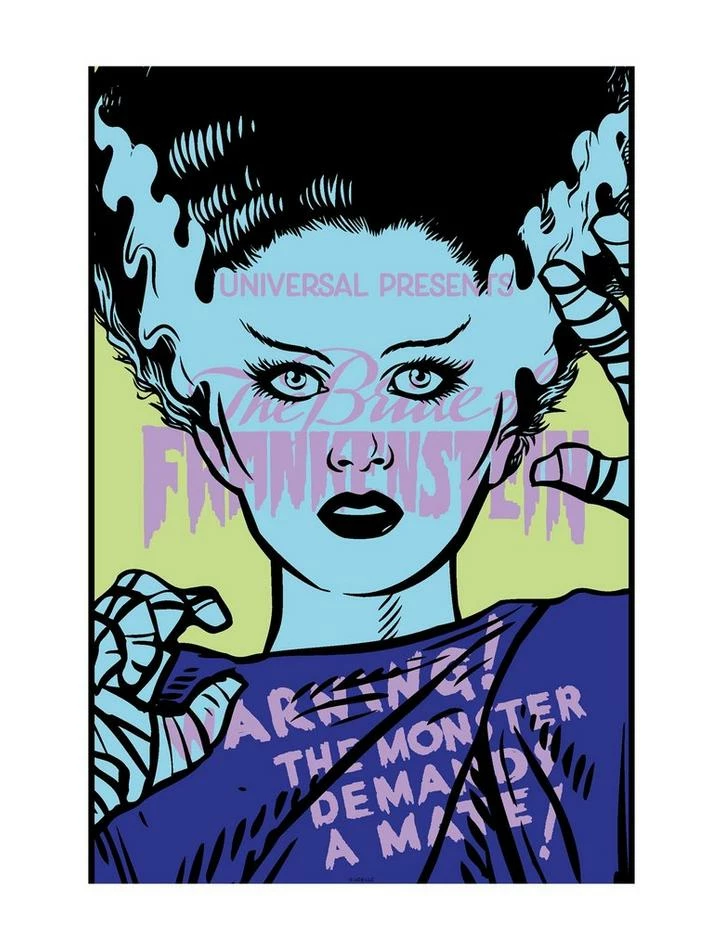 Best Sale ๐ฅฐ Universal Monsters The Bride Of Frankenstein Warning! Poster โ๏ธ 1 Best Sale ๐ฅฐ Universal Monsters The Bride Of Frankenstein Warning! Poster โ๏ธ