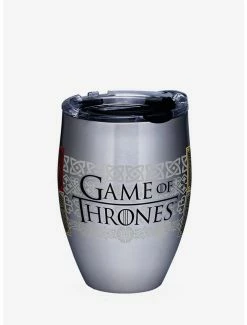 Best deal ✔️ Game of Thrones House Sigil 12oz Stainless Steel Wine Tumbler With Lid 🥰