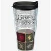 Promo 🔥 Game of Thrones House Sigil 24oz Classic Tumbler With Lid 😍