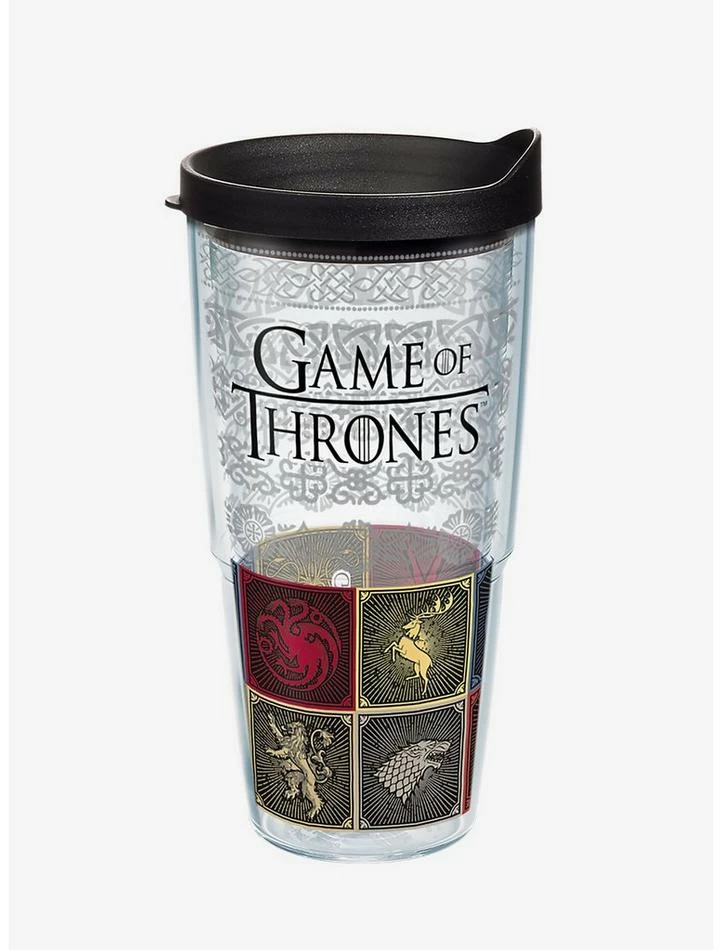 Promo ๐ฅ Game of Thrones House Sigil 24oz Classic Tumbler With Lid ๐ 1 Promo ๐ฅ Game of Thrones House Sigil 24oz Classic Tumbler With Lid ๐