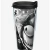 Best deal ❤️ The Nightmare Before 🎅 Christmas Torn Collage 24oz Classic Tumbler With Lid 🎁