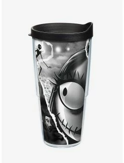 Best deal ❤️ The Nightmare Before 🎅 Christmas Torn Collage 24oz Classic Tumbler With Lid 🎁