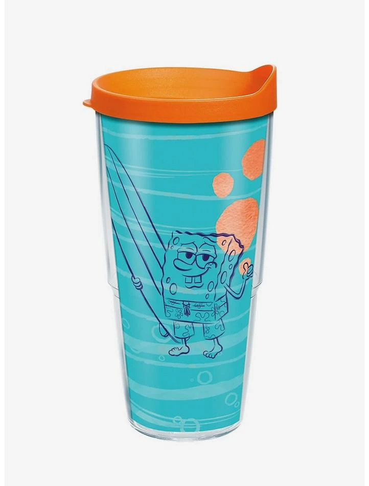Cheap 🌟 Spongebob Squarepants Surfboard 24oz Classic Tumbler With Lid ⌛ 1 Cheap 🌟 Spongebob Squarepants Surfboard 24oz Classic Tumbler With Lid ⌛