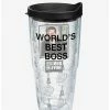 Wholesale ✨ The Office Worlds Best Boss 24oz Classic Tumbler With Lid ⌛