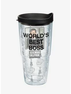 Wholesale ✨ The Office Worlds Best Boss 24oz Classic Tumbler With Lid ⌛