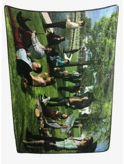 Brand new ✨ The Office A Sunday Afternoon In The Park Characters Throw Blanket 😉