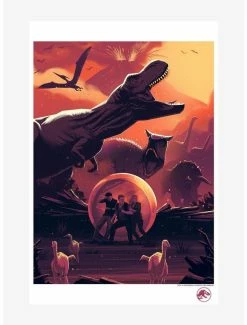 Best Pirce 🎁 Jurassic World Dinosaur Attack Poster 🧨