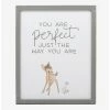 Top 10 💯 Disney Bambi You Are Perfect Framed Wood Wall Decor ✨