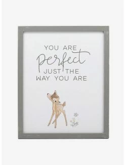 Top 10 💯 Disney Bambi You Are Perfect Framed Wood Wall Decor ✨
