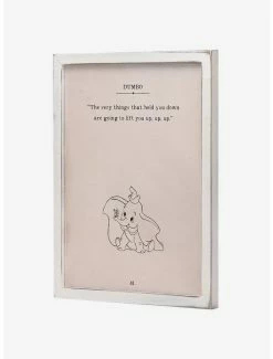 Outlet 🧨 Disney Dumbo The Very Things That Bring You Down Framed Wood Wall Decor 🥰 -Furniture Outlet Store 14677192 av1