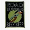 Promo 🎉 Looney Tunes Road Runner Black Embossed Tin Sign 🛒