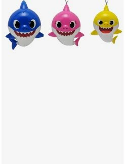 Best deal ❤️ Baby Shark 3-Piece Ornament Set ⌛