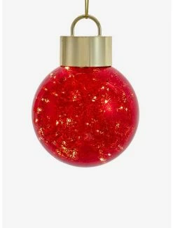 Flash Sale 🔥 Battery-Operated Plastic Led Red Ball Ornament 🌟