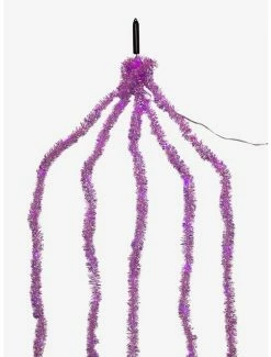 Wholesale 🔔 Purple Iridescent Tinsel Cascade Light Set 🎁