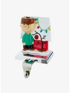 Deals ✨ Peanuts Charlie Brown With 🦮 Doghouse Stocking Holder 😉
