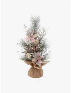 Top 10 🧨 Pink Poinsettia And Gold Decor Tree ✔️