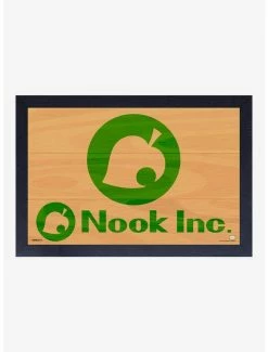 Hot Sale 💯 Animal Crossing: New Horizons Nook Inc. Wood Wall Art 🤩