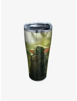 Best reviews of 💯 Star Wars The Mandalorian Child Gazing 30oz Stainless Steel Tumbler With Lid ⭐