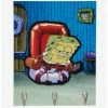 Outlet 😍 SpongeBob SquarePants Head Out Key Hook Wood Wall Art 👍
