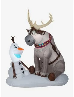Deals 🎉 Disney Frozen Olaf and Sven LED Airblown 🧨