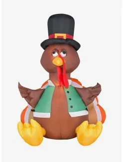 Discount ⌛ Happy Turkey 👪 Thanksgiving Inflatable Décor 🌟