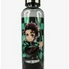Coupon 😀 Demon Slayer: Kimetsu No Yaiba Tanjiro Kamado Checkered Water Bottle 💯