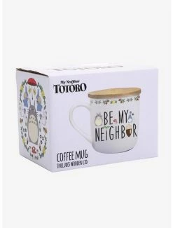Promo 👏 Studio Ghibli My Neighbor Totoro Be My Neighbor Mug With Lid 🔥 -Furniture Outlet Store 14879719 av3