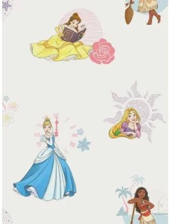 Top 10 🔥 Disney Princesses Pink And Blue Power Peel & Stick Wallpaper 👍