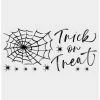 Deals ❤️ Halloween Trick Or Treat Spider Web Peel And Stick Giant Wall Decals 🌟