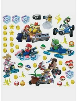 Budget ⌛ Nintendo Mario Kart 8 Peel And Stick Wall Decals 🔥