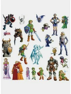 Outlet ✨ Nintendo Zelda Ocarina Of Time 3D Peel And Stick Wall Decals 👏