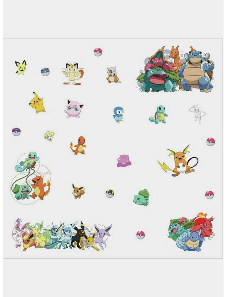Best deal ๐งจ Pokemon Favorite Character Peel And Stick Wall Decals ๐ 1 Best deal ๐งจ Pokemon Favorite Character Peel And Stick Wall Decals ๐