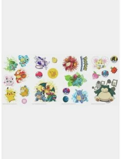 Cheap 💯 Pokémon Iconic Peel And Stick Wall Decals ✨