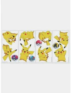Best Pirce 😍 Pokemon Pikachu Peel And Stick Wall Decals 🎁