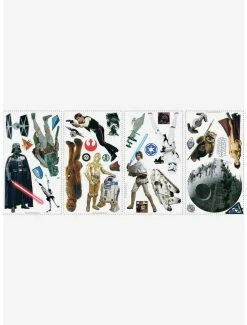 Promo ⭐ Star Wars Classic Peel & Stick Wall Decals 🔥