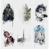 Best deal 👍 Star Wars Iconic Watercolor Peel And Stick Wall Decals 👏