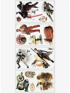 Discount 😍 Star Wars The Force Awakens Episode VII Ensemble Cast Peel And Stick Wall Decals 😍