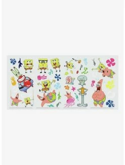 New 🌟 Spongebob Squarepants Classic Peel And Stick Wall Decals 😍