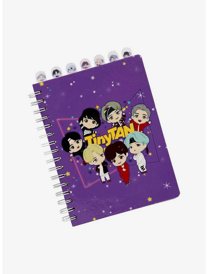 Budget ๐ฅฐ TinyTAN Character Purple Tabbed Journal Inspired By BTS ๐ 1 Budget ๐ฅฐ TinyTAN Character Purple Tabbed Journal Inspired By BTS ๐