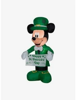 Brand new 🤩 Disney Mickey Mouse St. Patricks Day Airblown ✔️