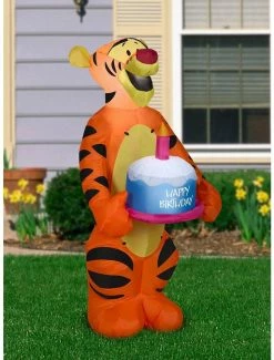 Discount 🎁 Disney Winnie The Pooh Tigger 🥳 Birthday Cake Inflatable Décor 🔥 -Furniture Outlet Store 15155178 av1