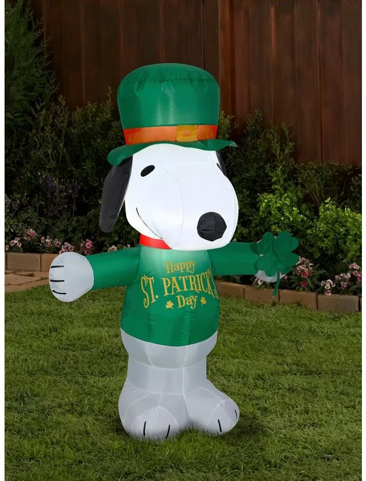 Cheap ๐ Peanuts St. Patricks Day Snoopy Peanuts Airblown ๐ฅ 2 Cheap ๐ Peanuts St. Patricks Day Snoopy Peanuts Airblown ๐ฅ - Image 2